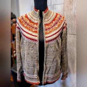 Vintage Tiara International fair isle cardigan